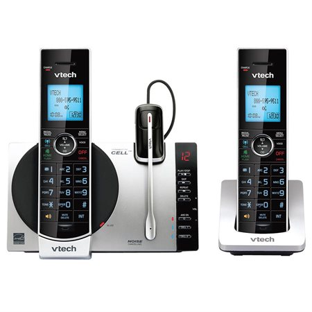 Téléphone Sans Fil à 2 Combinés Avec Casque Connect To Cell Ds6771 3