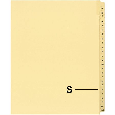 Offix® Alphabetical Litigation Index Dividers