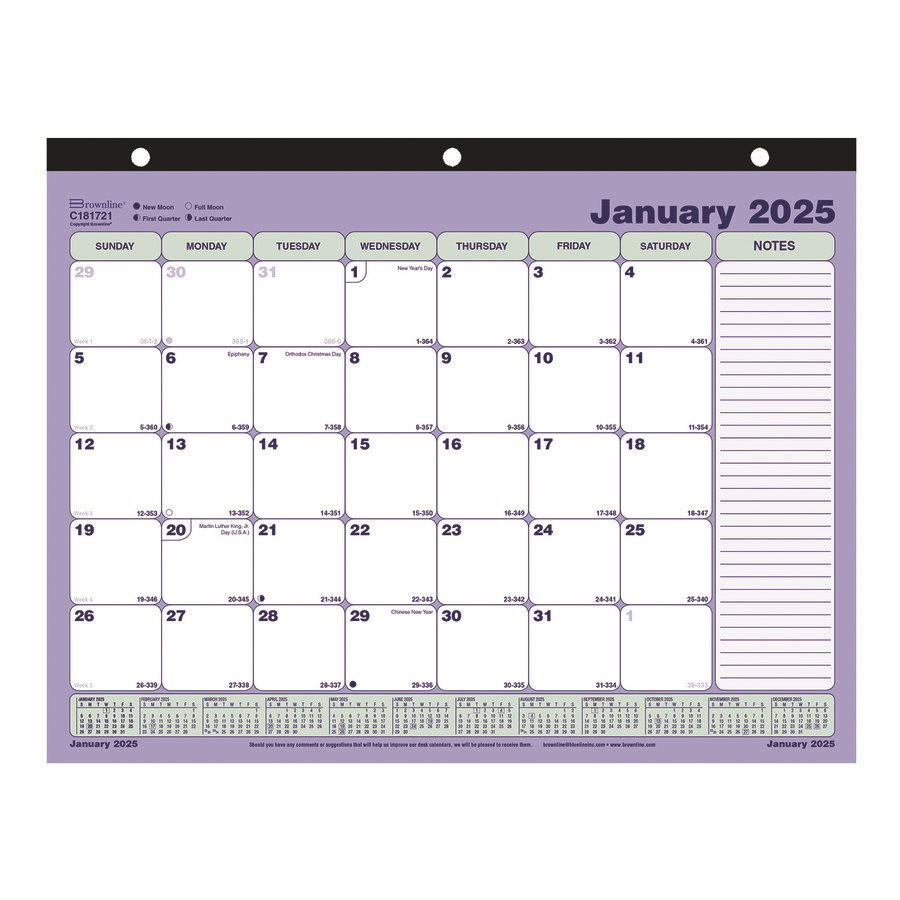 Monthly Desk Pad Calendar (2024)