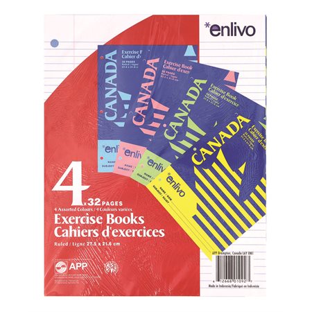 Cahiers d’exercices Canada brochés