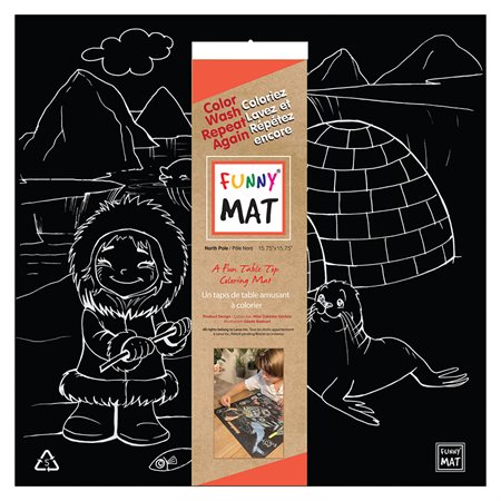 Funny Mat - Which Way to Go? w/6 Giotto Markers, Arts & Crafts