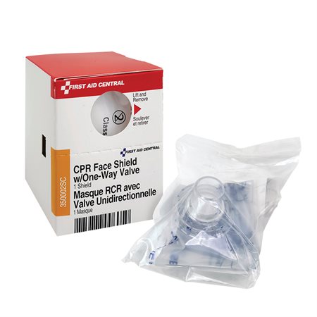 Masque RCR avec valve unidirectionelle