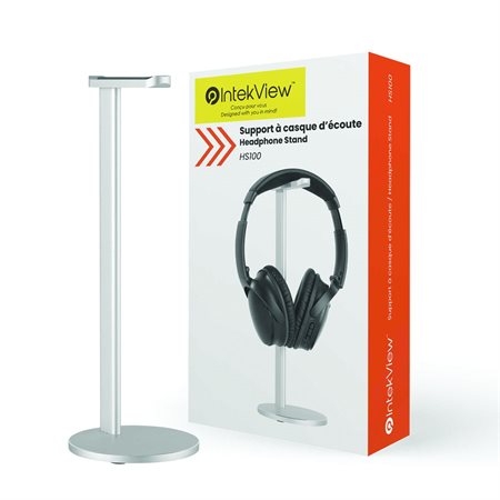 Support de casque d'écoute en aluminium, barre de support flexible