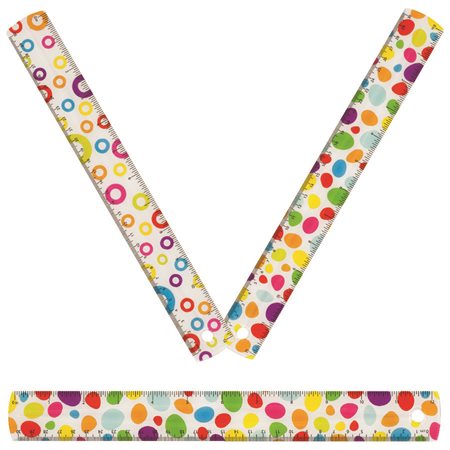 rangue Transparent Ruler with Design