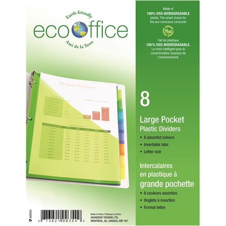 Intercalaires en poly assortis