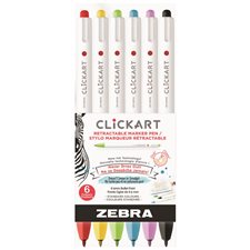 Zebra ClickArt Water Based Markers