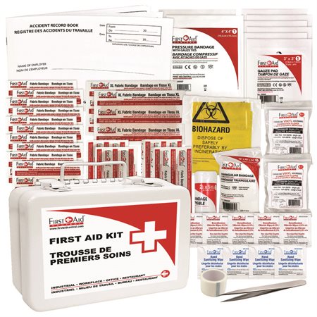Kit de premiers secours en métal