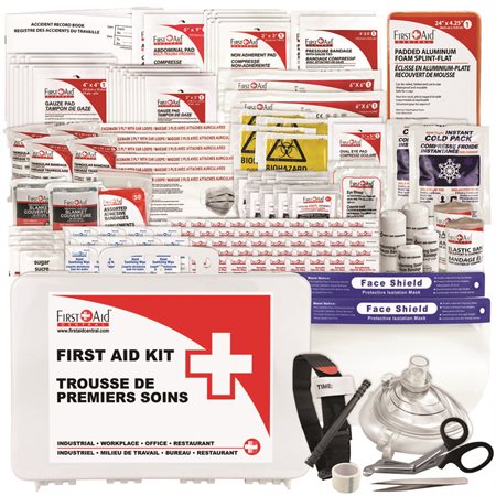 Kit de premiers secours en plastique
