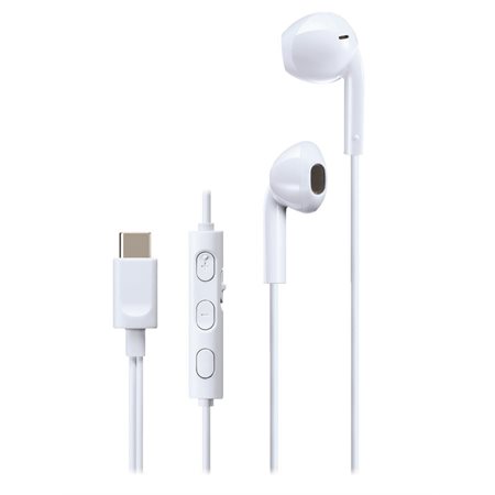 Écouteurs intra-auriculaires à fil de style button