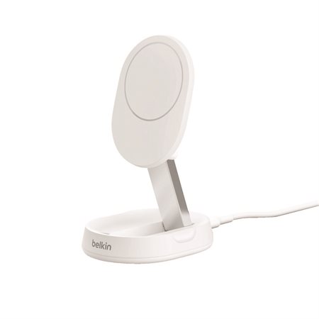 Chargeur Sans Fil Convert Qi2 Blanc