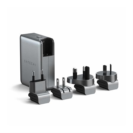 Chargeur de Voyage 145W Gris