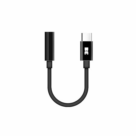USB-C Jack 3.5mm Cable Adapter Black