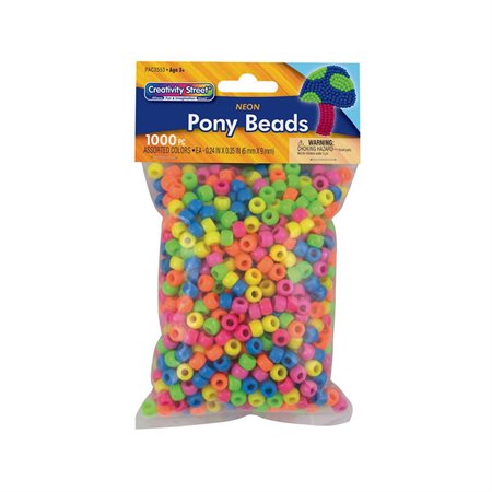 Pony Beads Bright Hues