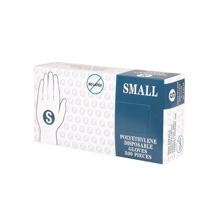 Gants jetables en polyéthylène