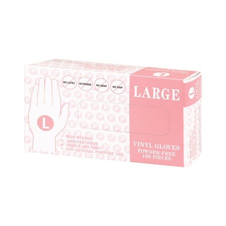 Gants jetables en vinyle