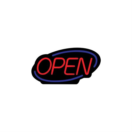 Oval LED Open Sign