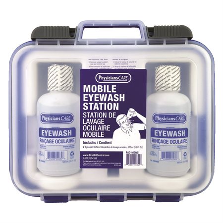 Station de lavage oculaire portable