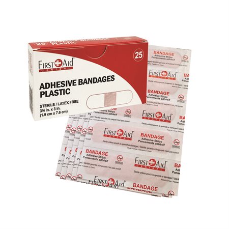 Bandages en plastique