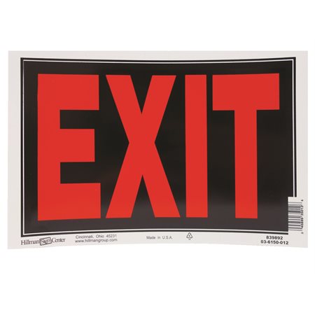 Exit Sign
