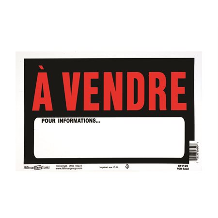 À Vendre Sign