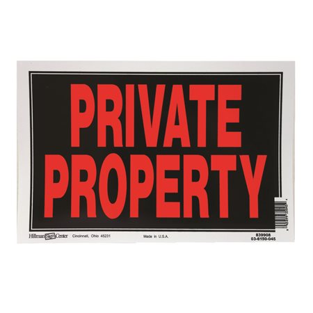 Private Property