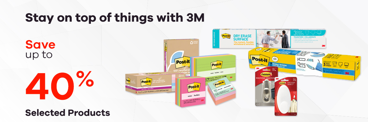 Stay on top of things with 3M